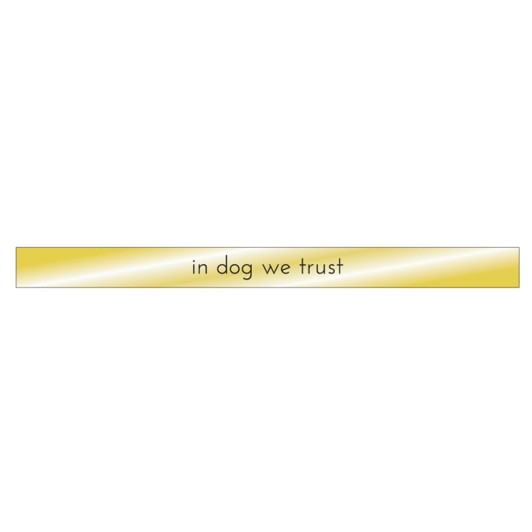 In Dog We Trust
