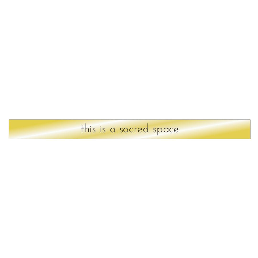 This Is A Sacred Space